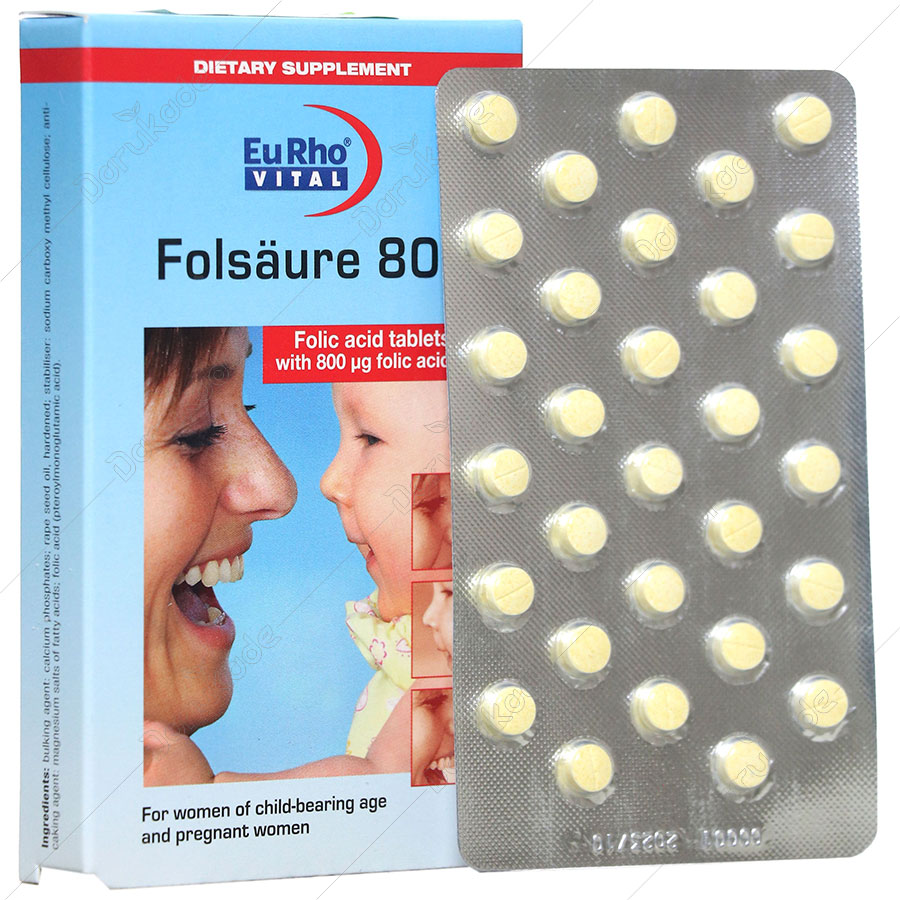 قرص فولیک اسید 800