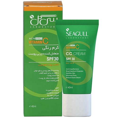CC کرم رنگی متعادل کننده چربی SPF30 سی گل