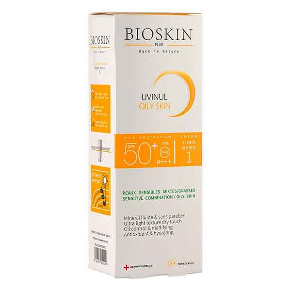 کرم ضدآفتاب 2رنگی 50%بایواسکین