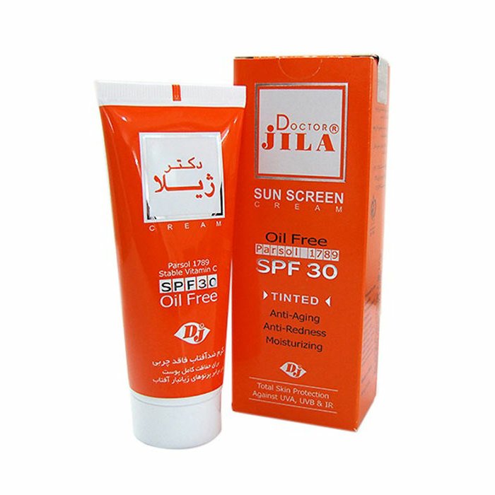 کرم ضدآفتاب SPF%30رنگی دکترژیلا