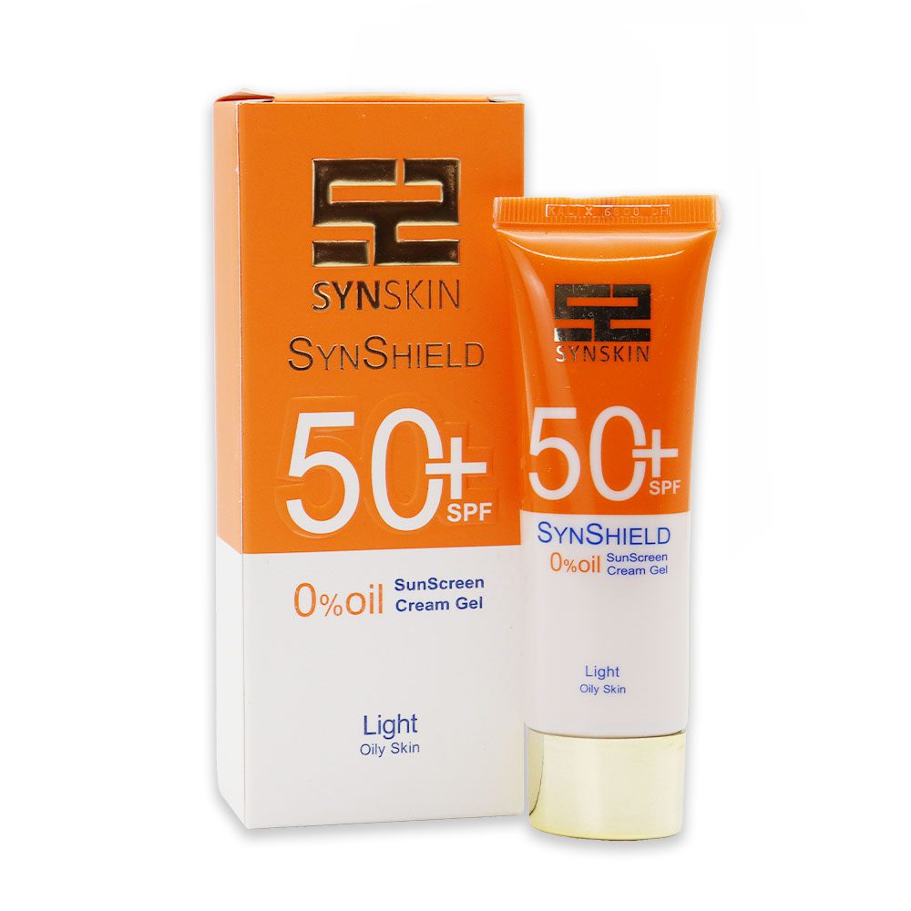 کرم ژل ضدآفتاب رنگی روشن SPF%50ساین اسکین