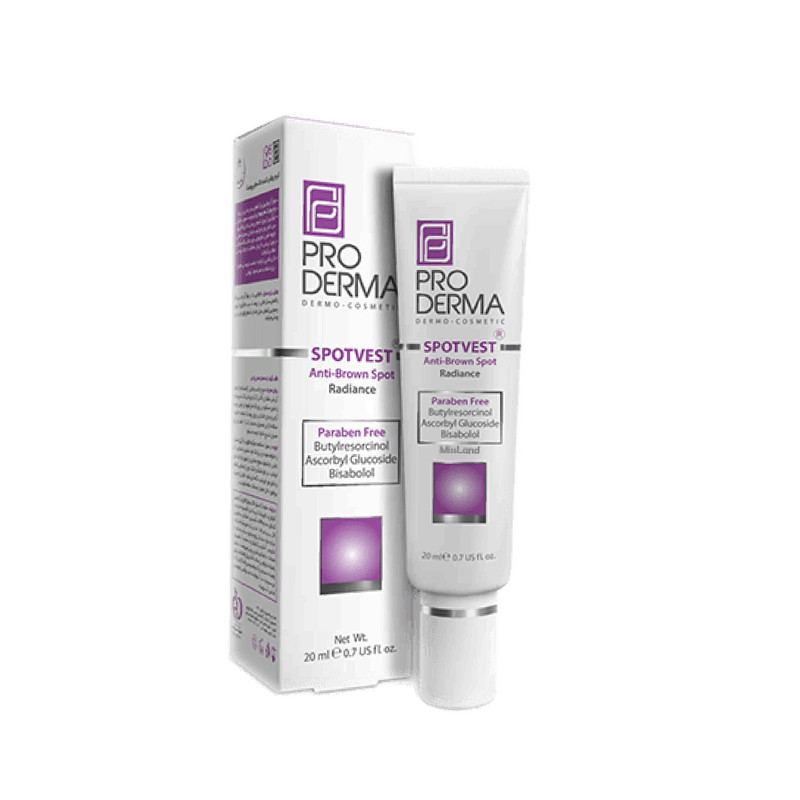 کرم روشن کننده لک های پوست پرودرما