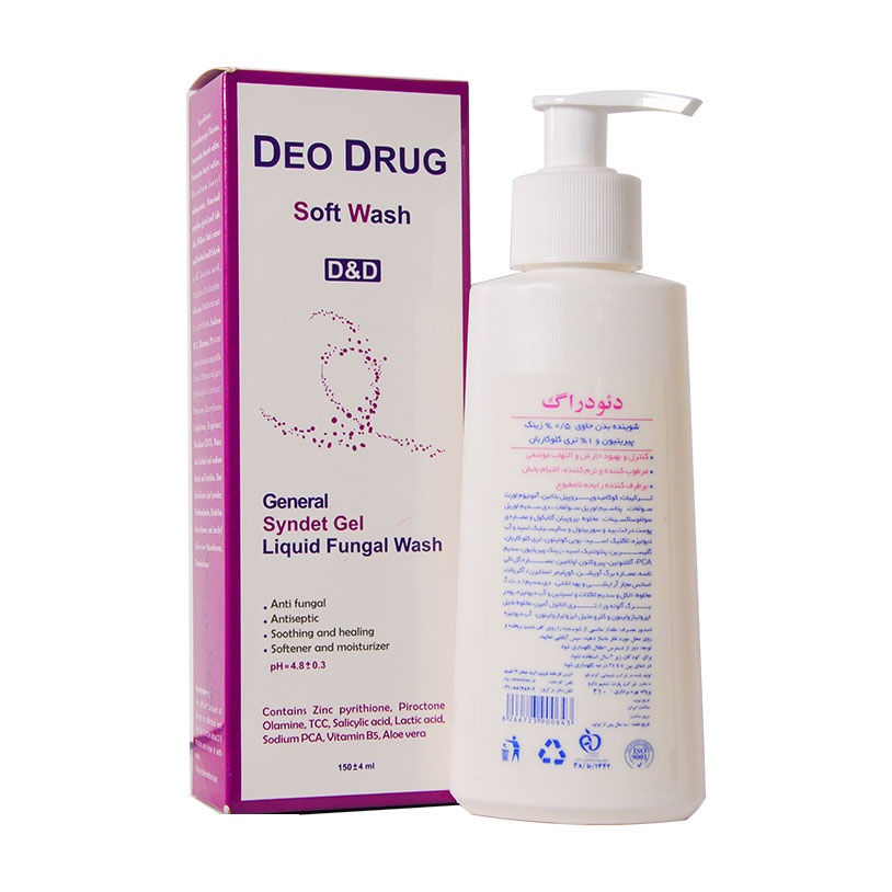 سافت واش (شوینده بدن) ضد قارچ دئودراگ