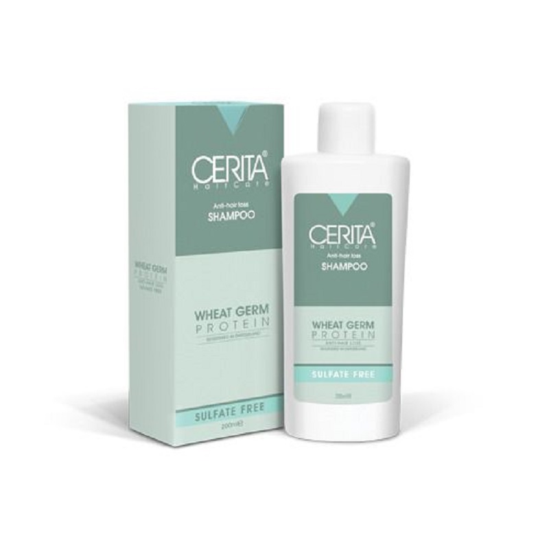 شامپو تقویت کننده موحاوی جوانه گندم بدون سولفات سریتا
