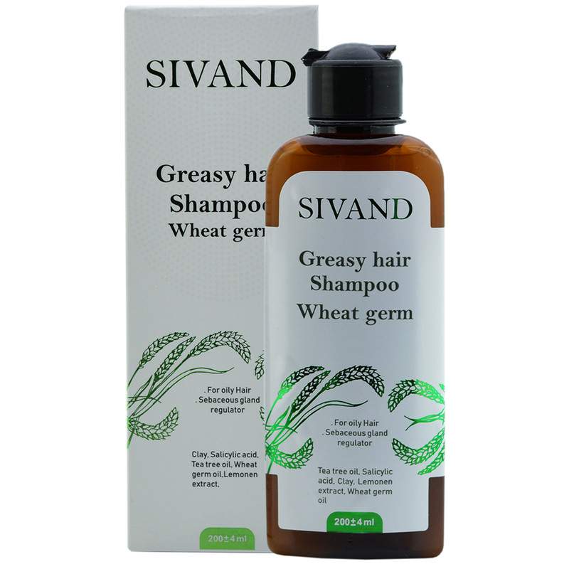 شامپوی روغن جوانه گندم موی چرب سیوند