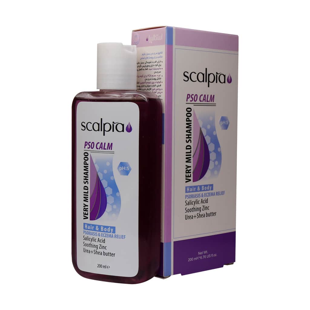 شامپوی بسیارملایم سروبدن پوست حساس اسکالپیا