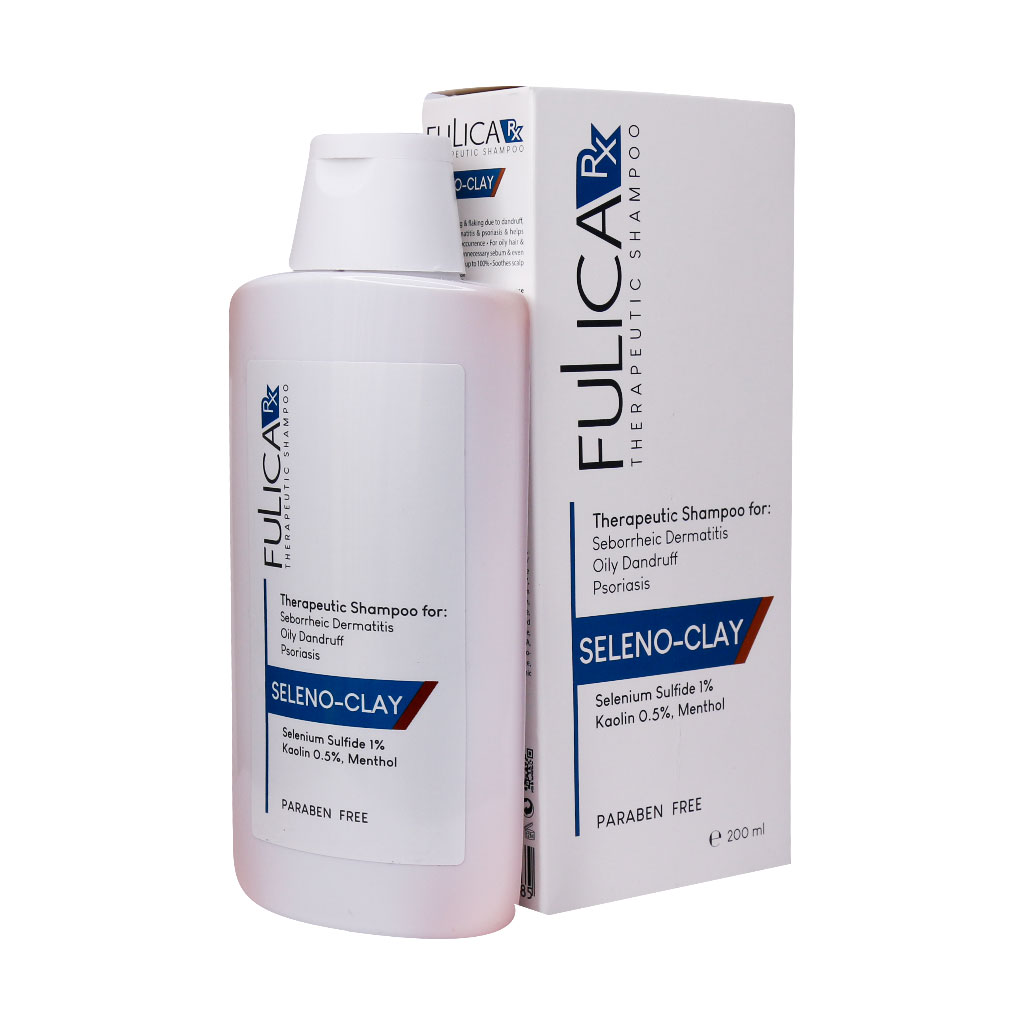 شامپو ضد شوره سلنیوم سولفید - خاک رس فولیکا آر ایکس