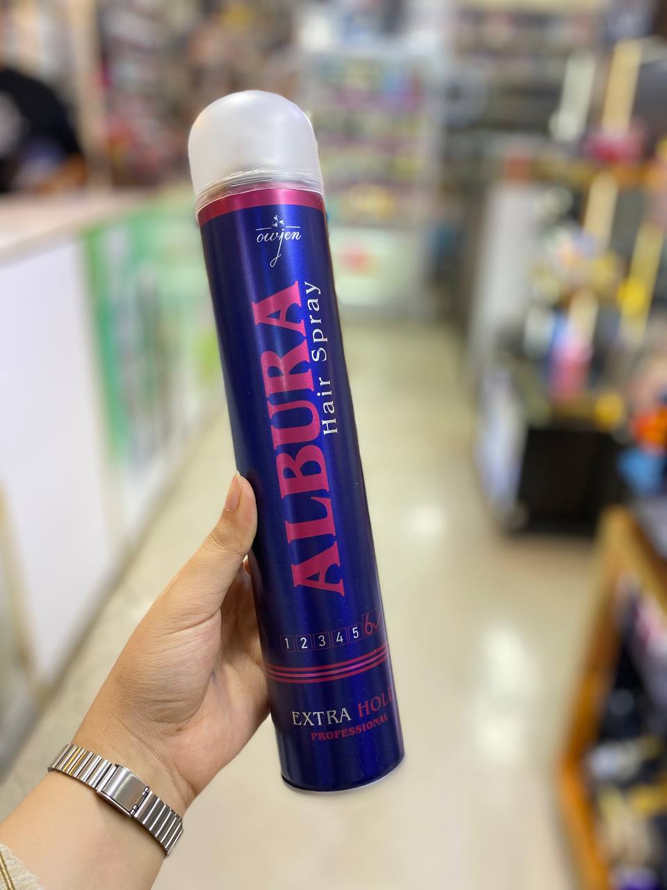 اسپری حالت دهنده موی سرقوی آلبورا