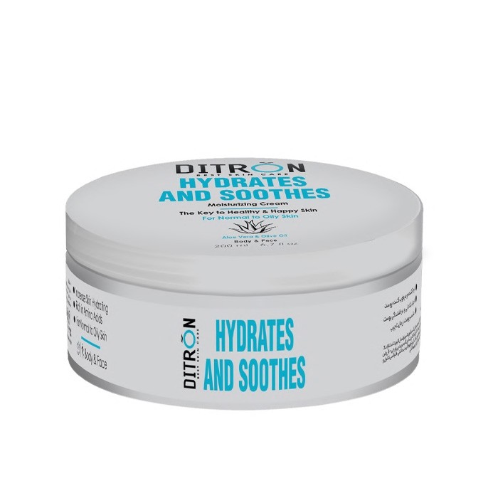 کرم مرطوب کننده آلوئه ورا وزیتون کاسه ای دیترون