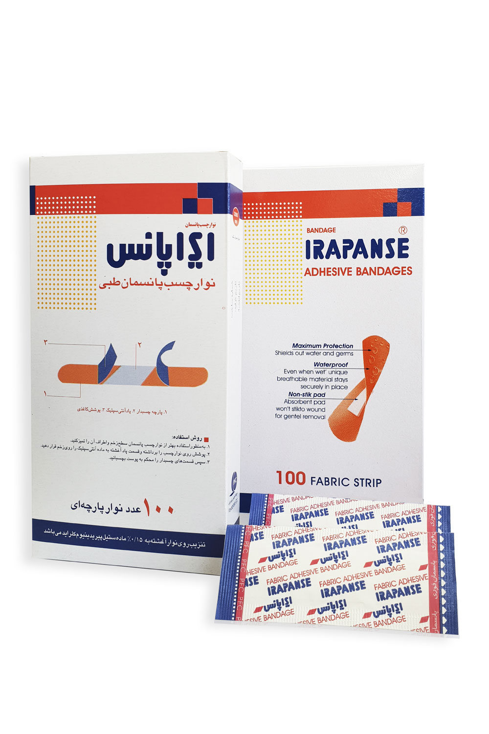 نوارچسب زخم100عددی ایراپانس