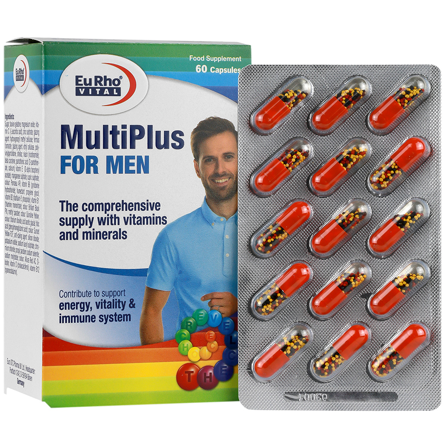 کپسول مولتی پلاس برای آقایان یوروویتال